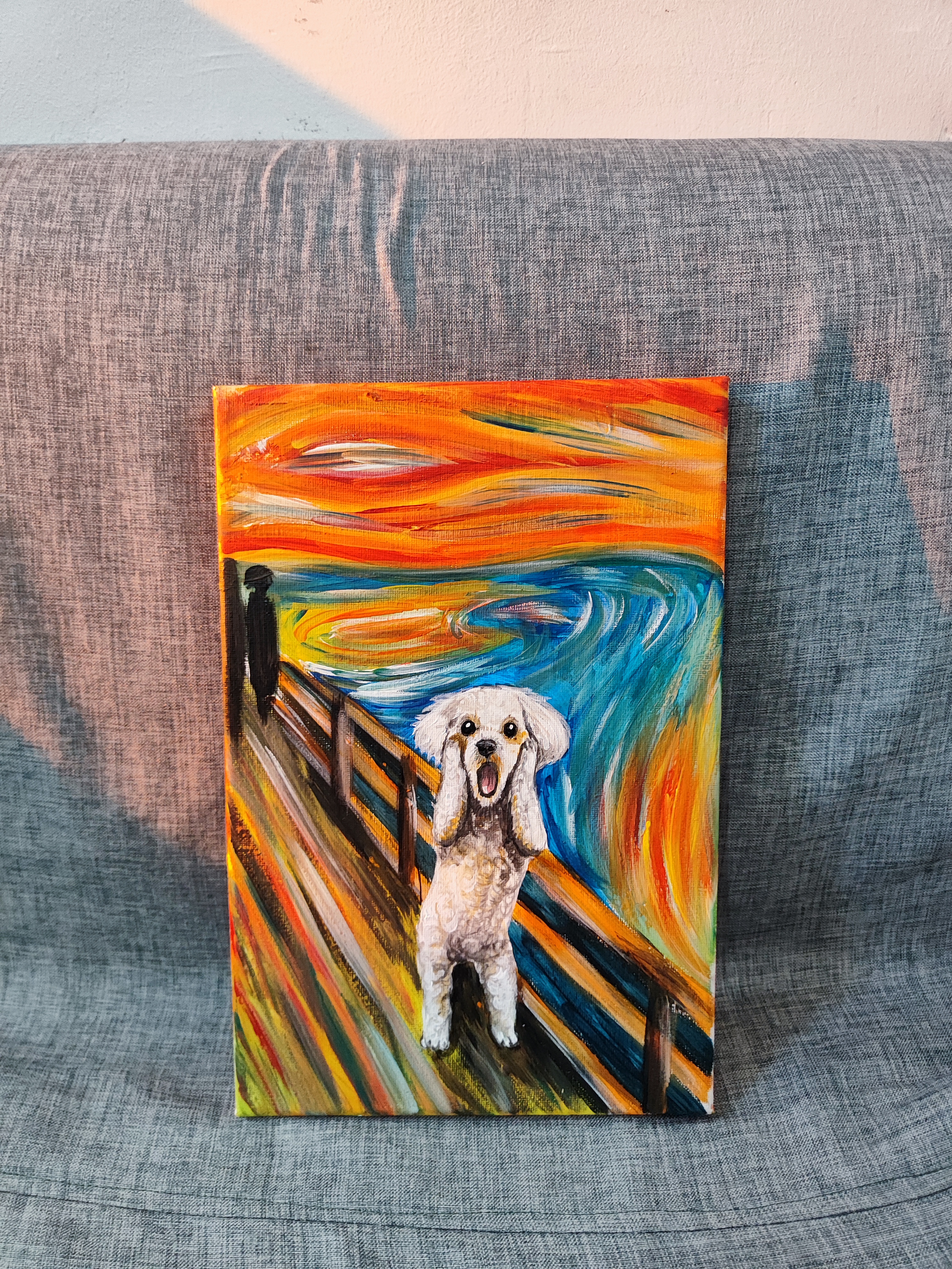 Colorful Filipino contemporary art piece - Dating Halaman artwork 15