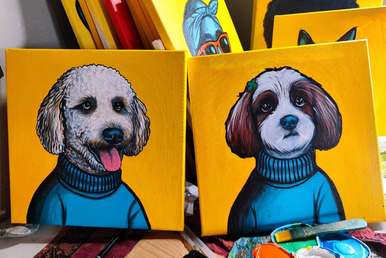 Filipino artist's interpretation of classic portrait - Dating Halaman artwork 17