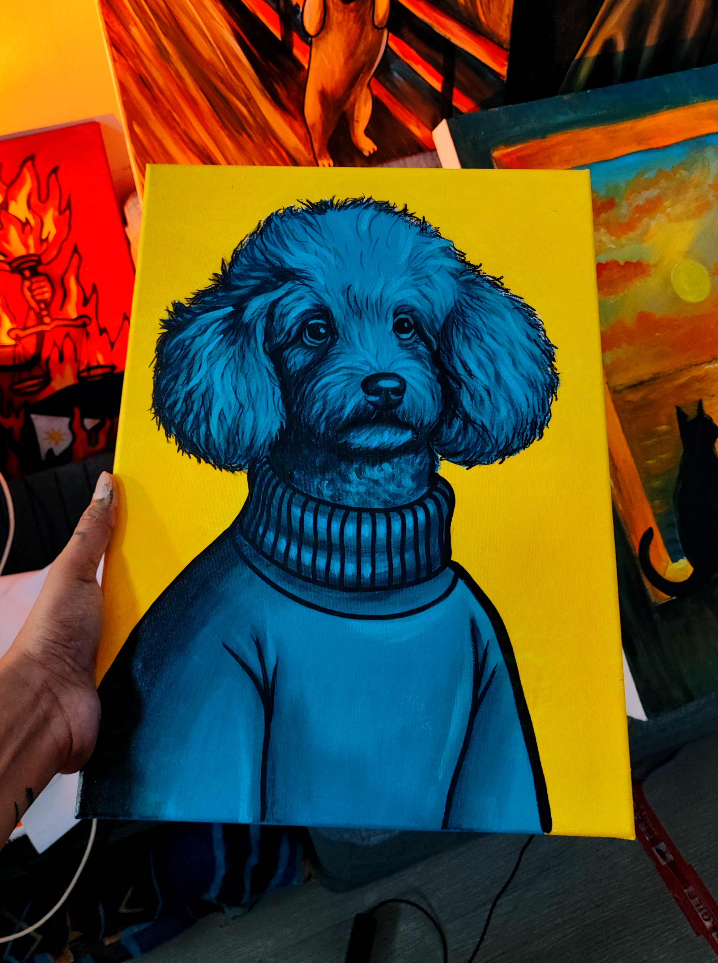 Modern Filipino art print with bold composition - Dating Halaman artwork 26